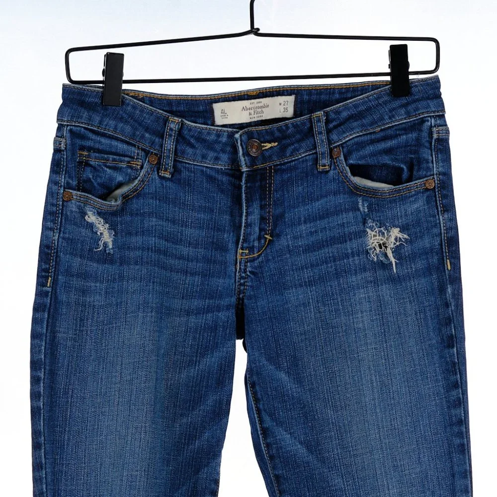 Abercrombie & Fitch The A&F Skinny Size 4 Long - Picture 3 of 6